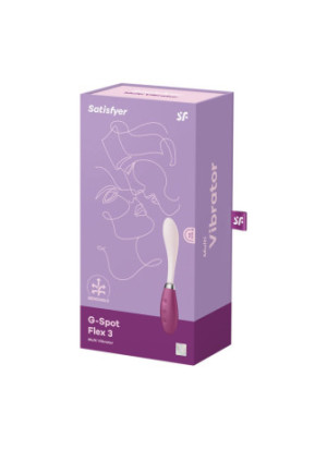 Vibromasseur G-spot flexible USB G-Spot Flex 3 Satisfyer - CC597806